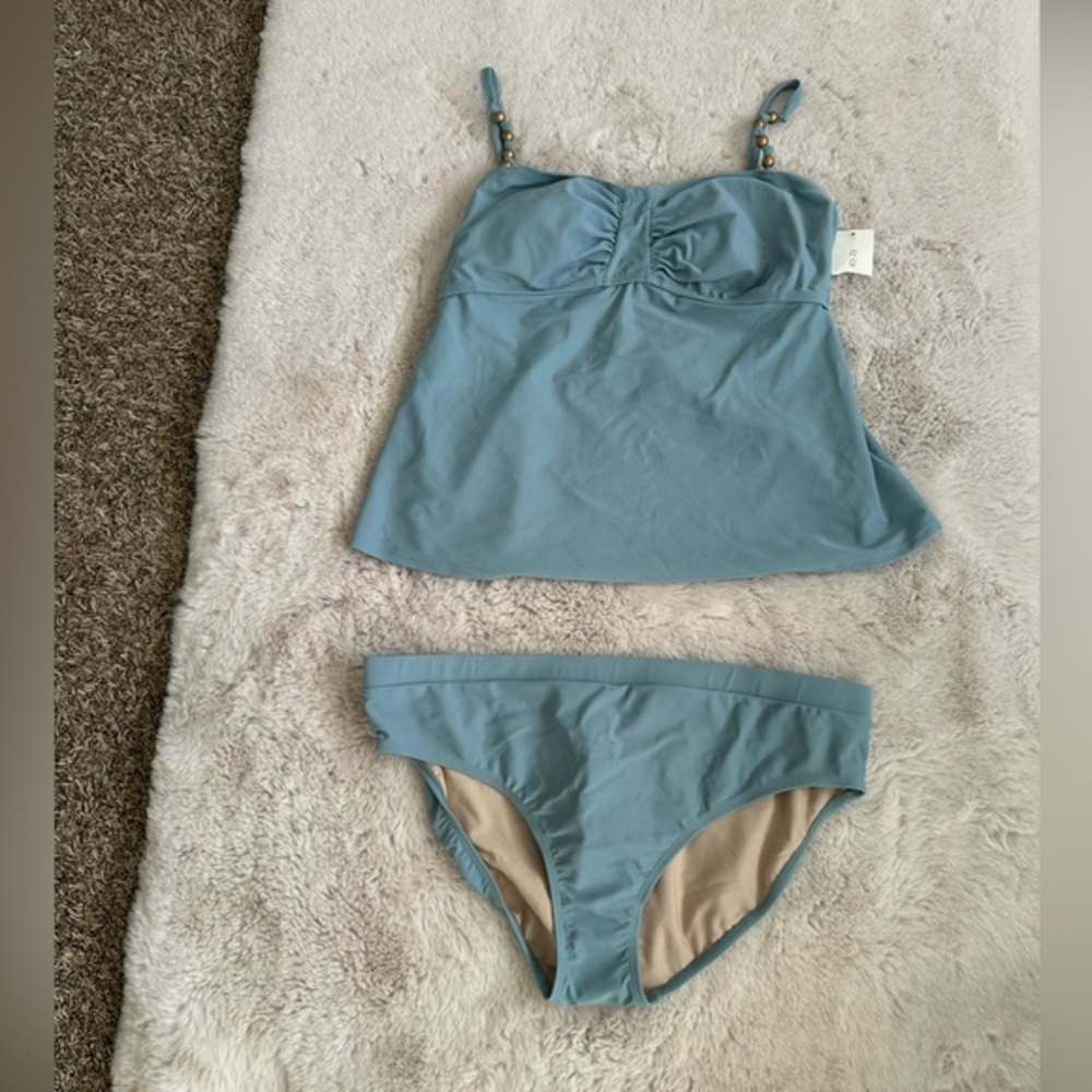 Liz Lange Sky Blue Bikini Set